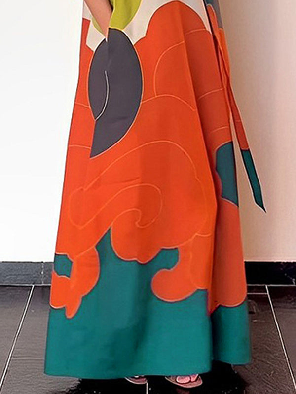 Amélie Printed Maxi Dress