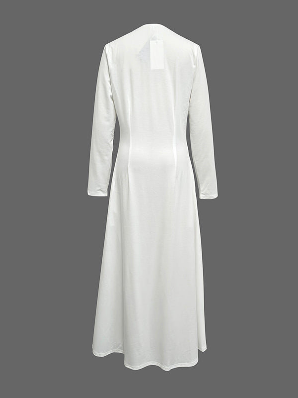 Renée Zipper Maxi Dress