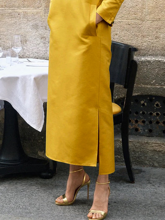 Sera Split-Side Midi Dress