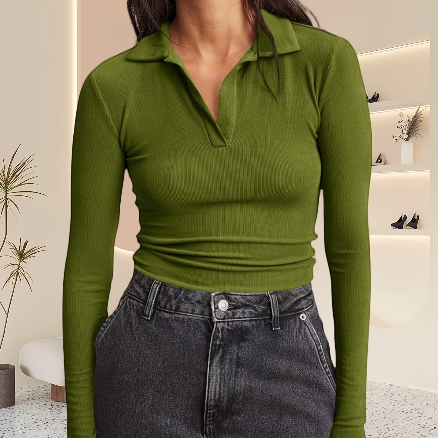 The Santa Monica Apparel™ | Casual V-Neck Pullover Sweater