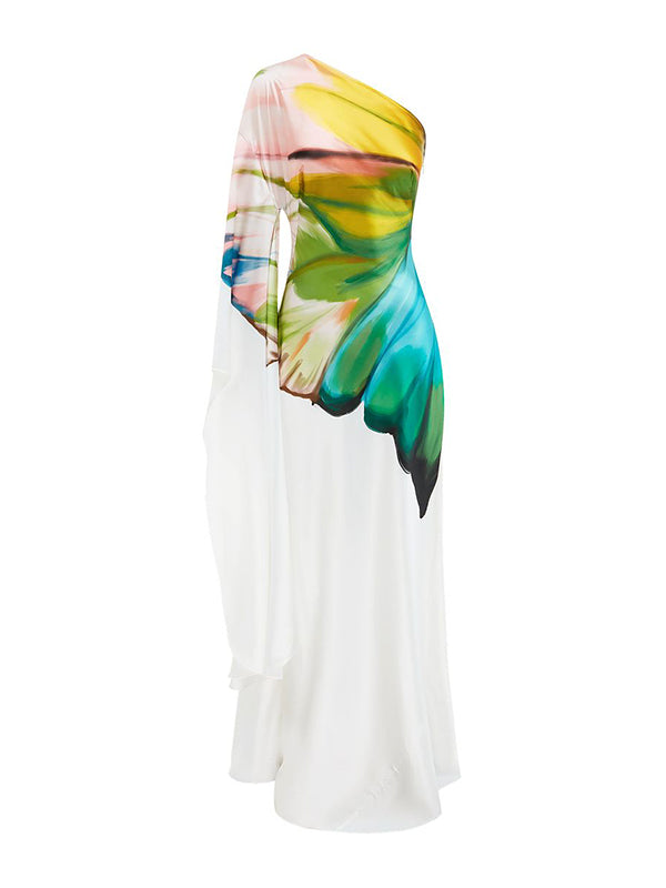 Fiora One-Shoulder Maxi Dress