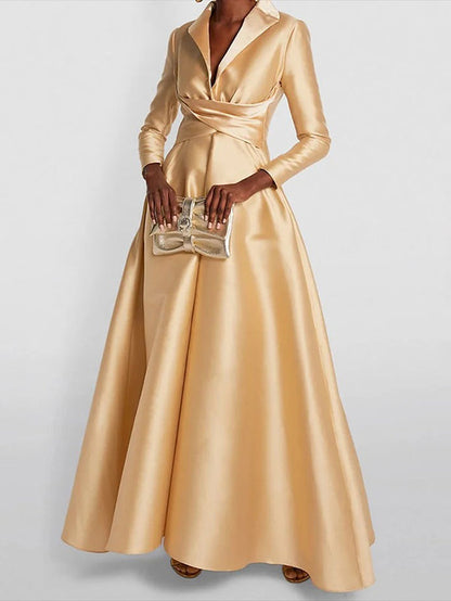 Vivienne Pleated Maxi Dress