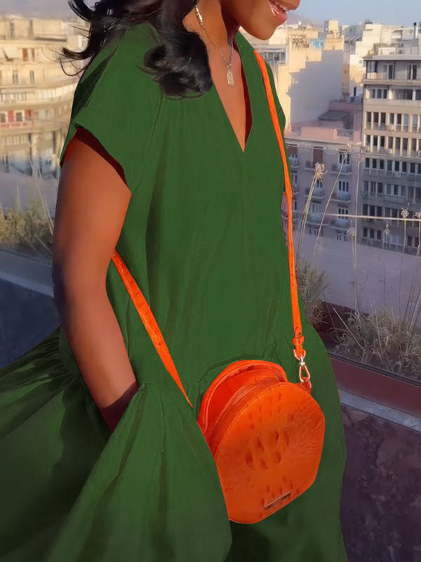 Riviera Pleated Maxi Dress