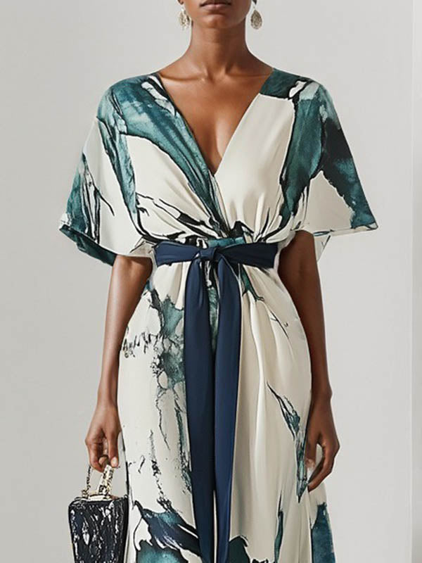 Aurora Printed Maxi Dress