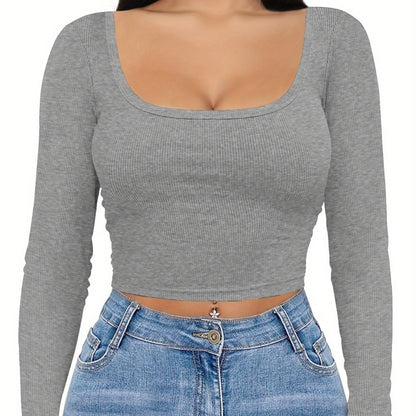 The Santa Monica Apparel™ | Square-Neck Crop Top