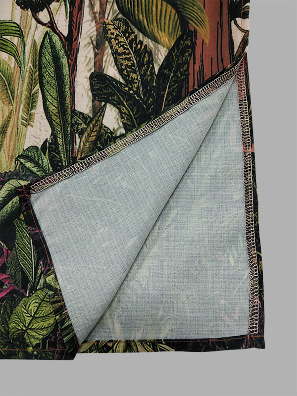 Amara Leaf-Print Maxi Dress