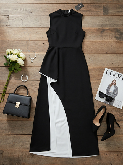 Arlette Contrast Maxi Dress