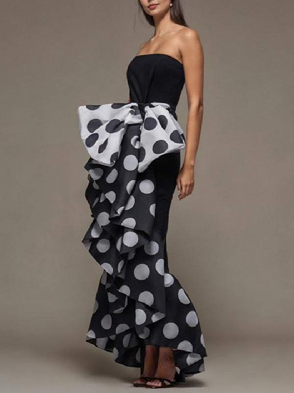 Vivienne Polka-Dot Gown