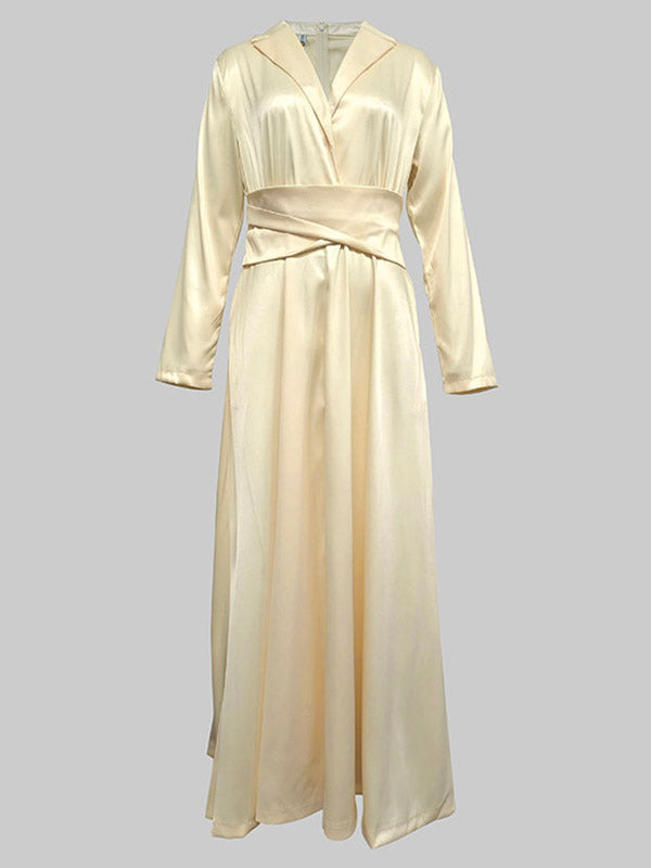 Vivienne Pleated Maxi Dress