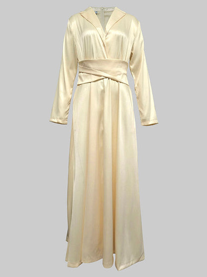 Vivienne Pleated Maxi Dress