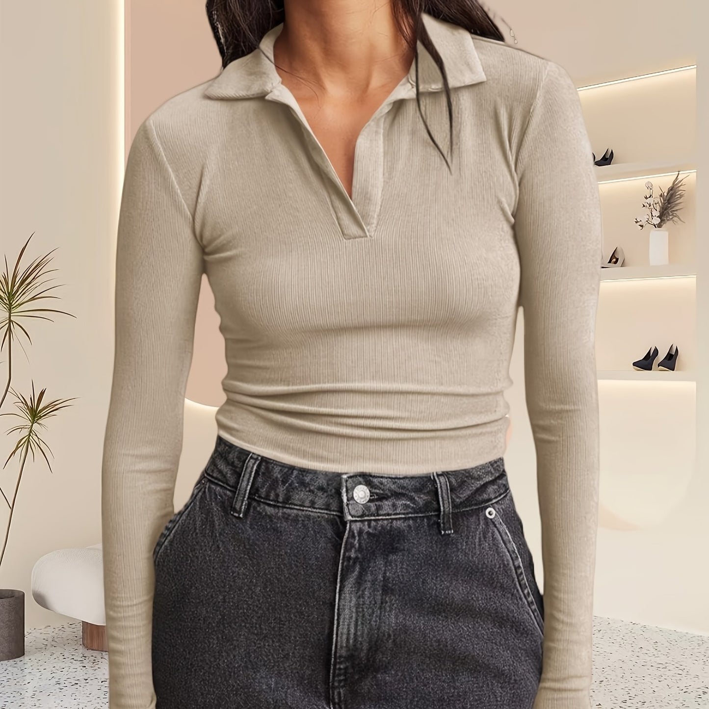 The Santa Monica Apparel™ | Casual V-Neck Pullover Sweater