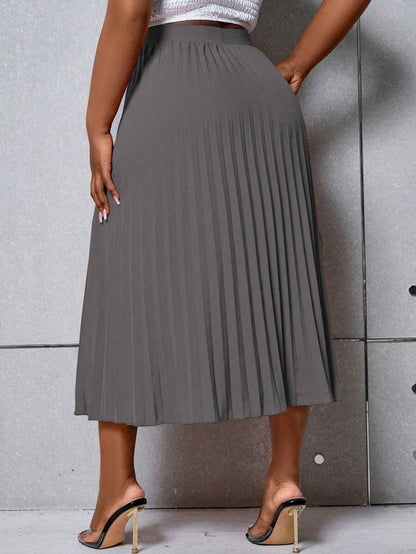 Silver Drape Skirt