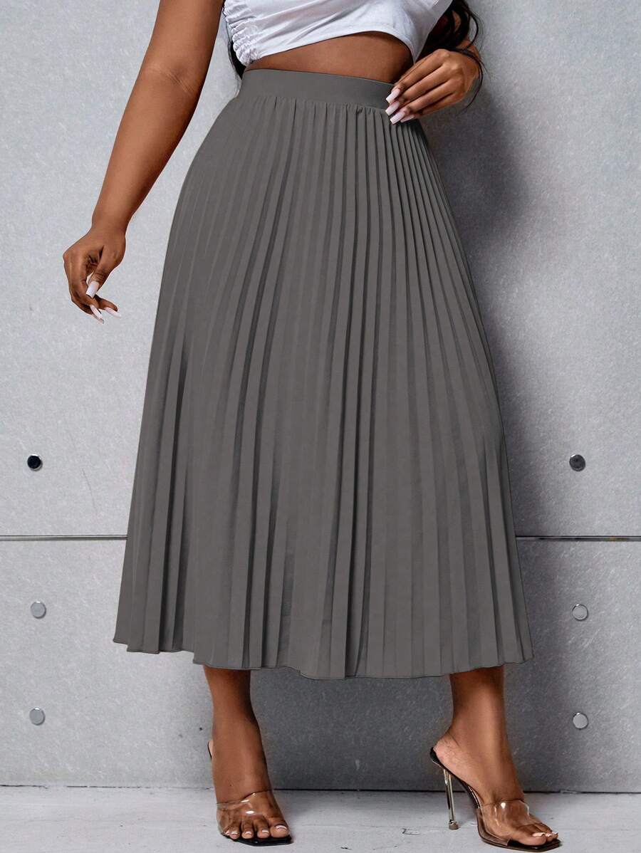 Silver Drape Skirt