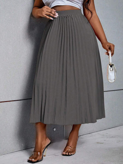 Silver Drape Skirt