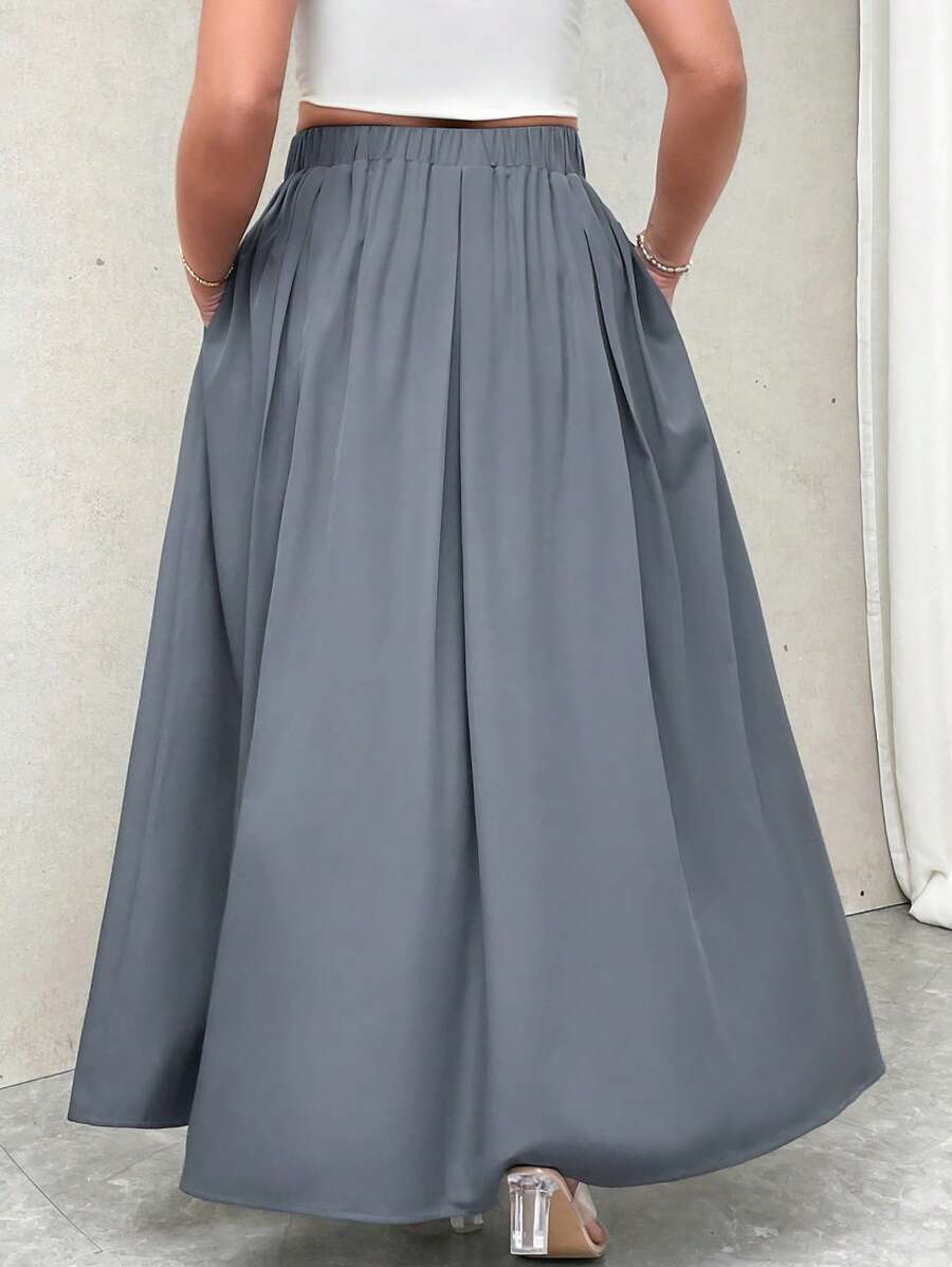 Noir Pleat Skirt