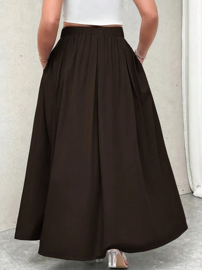 Noir Pleat Skirt