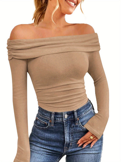The Santa Monica Apparel™ | Strapless Off-Shoulder Top