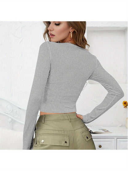 The Santa Monica Apparel™ | Square-Neck Crop Top