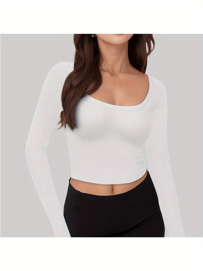 The Santa Monica Apparel™ | Square-Neck Crop Top