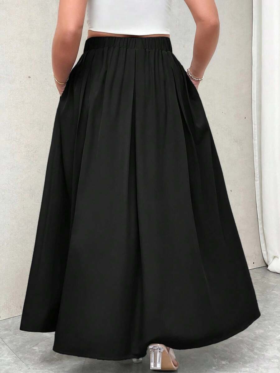 Noir Pleat Skirt