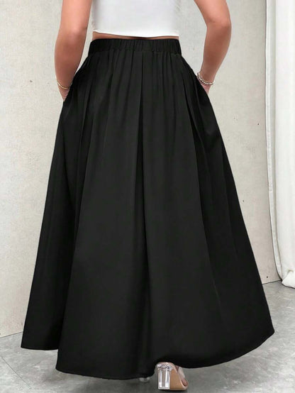 Noir Pleat Skirt