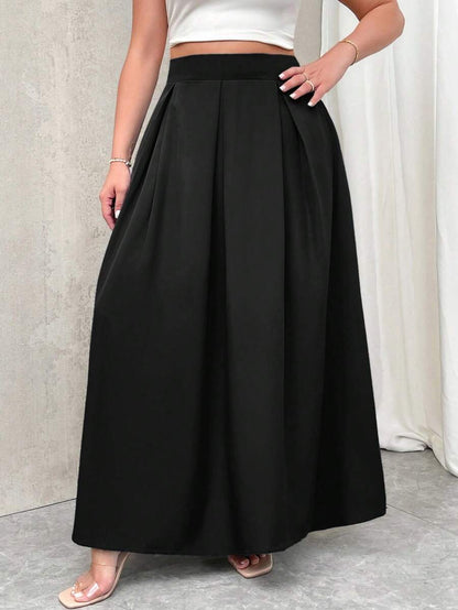 Noir Pleat Skirt
