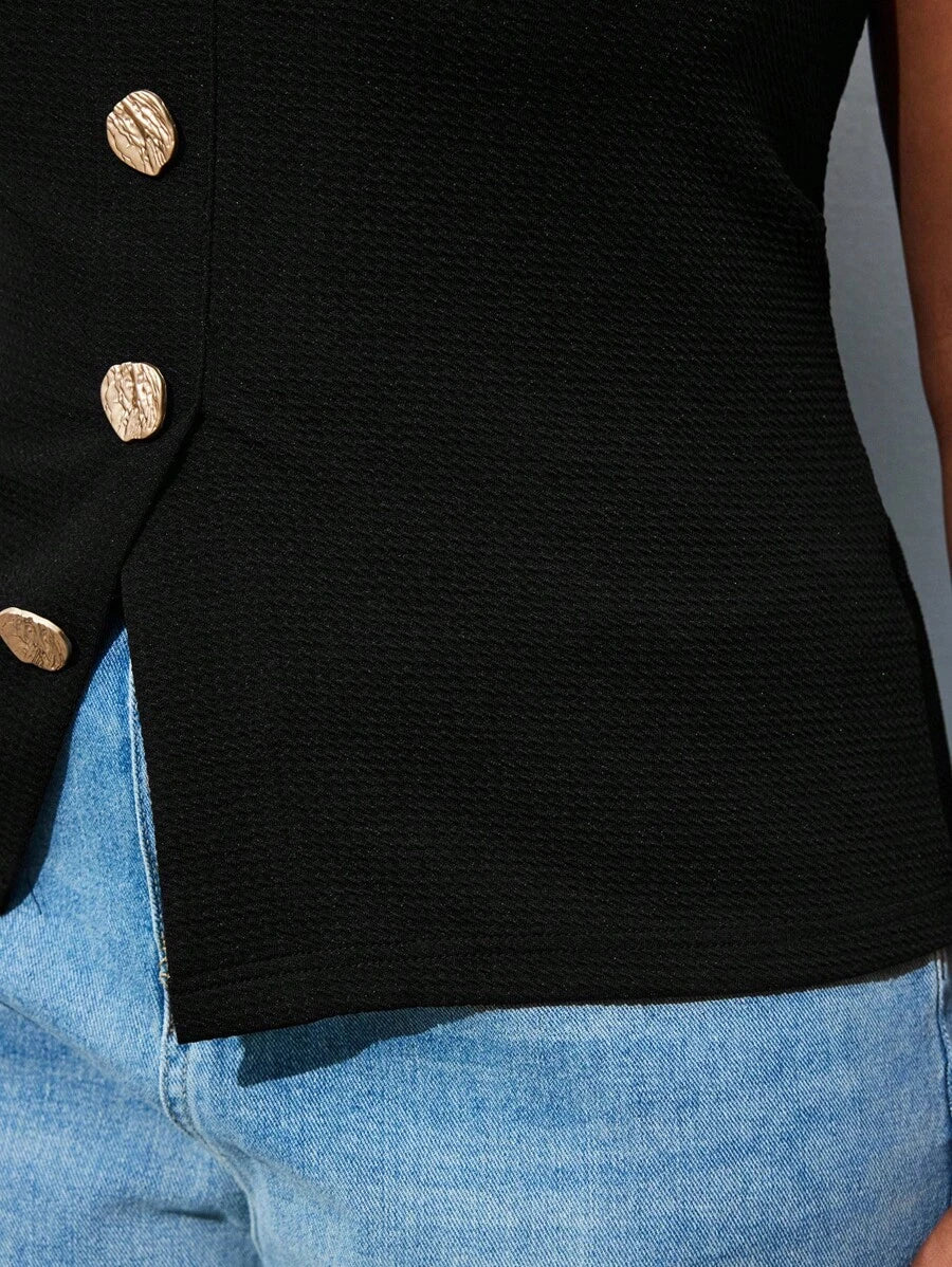 Crimson Muse Strapless Top