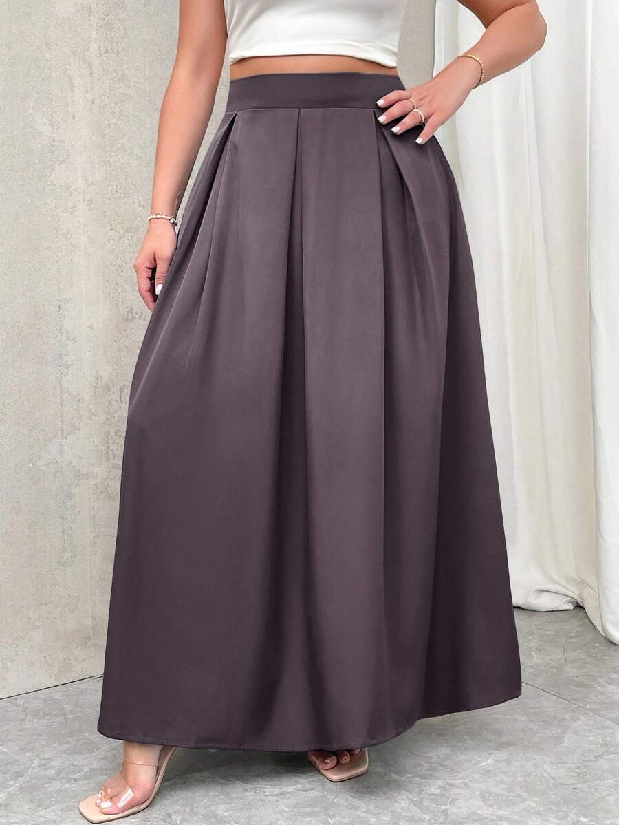 Noir Pleat Skirt