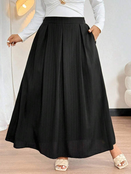 Noir Pleat Skirt