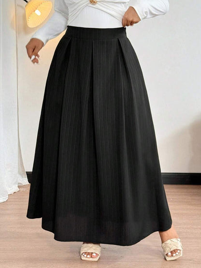 Noir Pleat Skirt