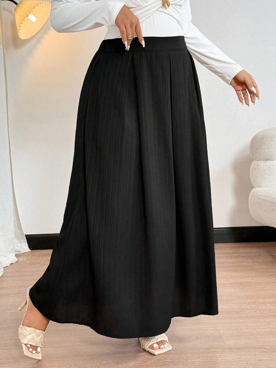 Noir Pleat Skirt