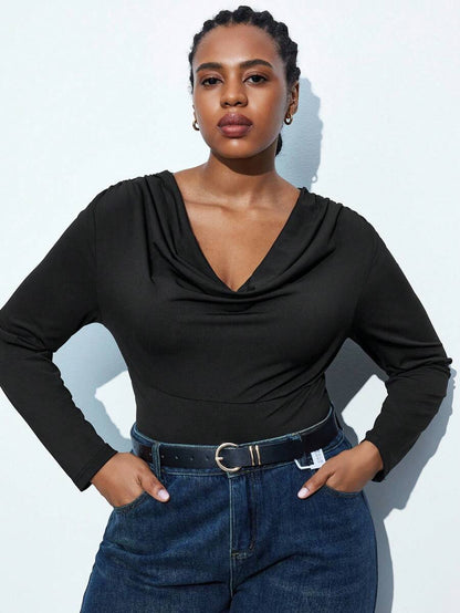 Coastal Ease Cowl Tee