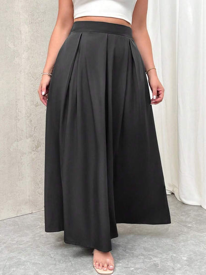 Noir Pleat Skirt