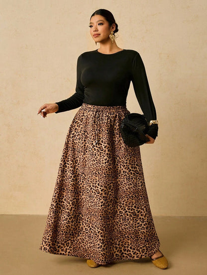 Midnight Drape Skirt