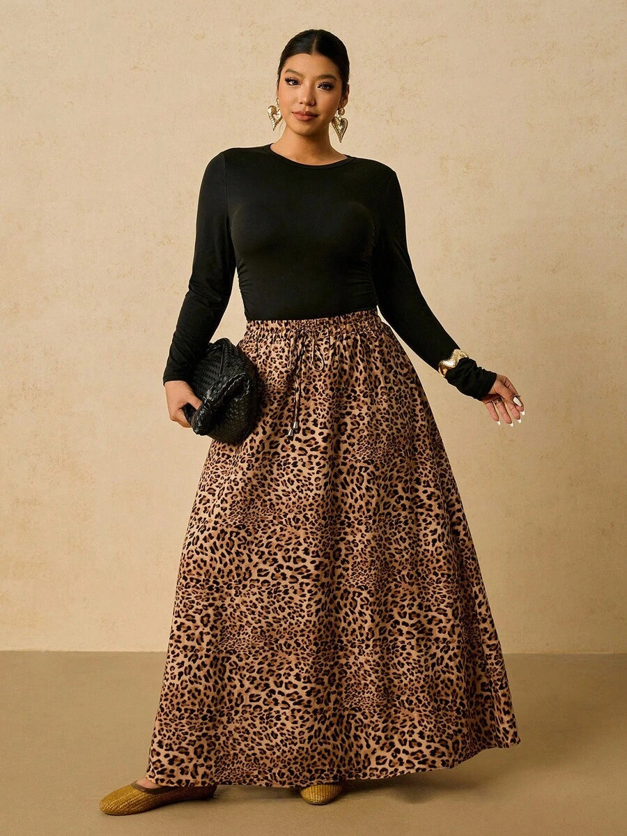 Midnight Drape Skirt