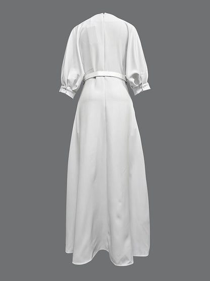 Renée Belted Maxi Dress