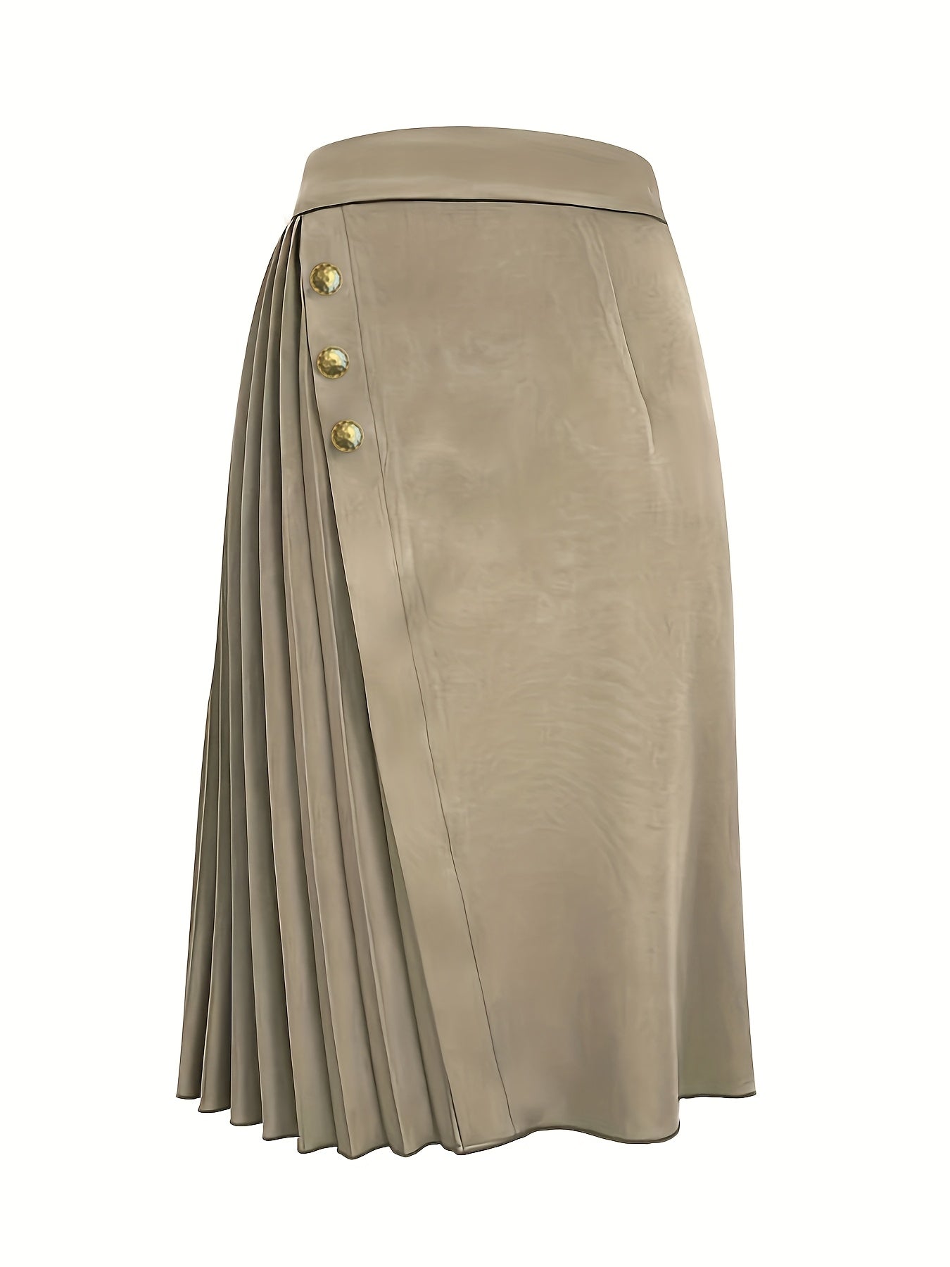 Pleated Midi Skirt