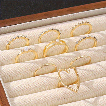 Heart Ring Set