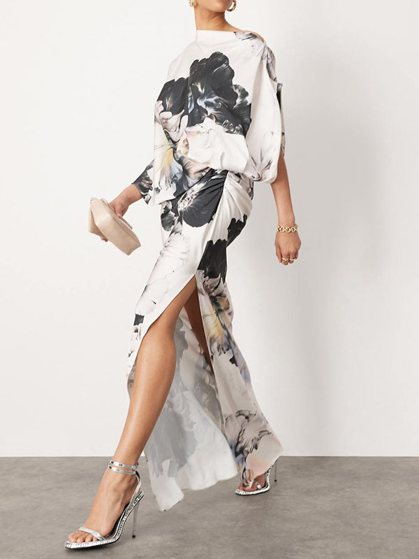 Liora One-Shoulder Gown