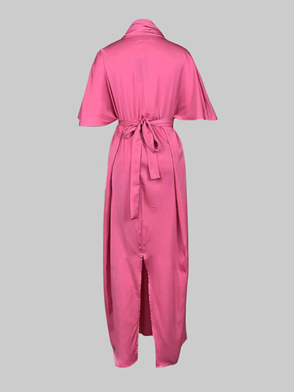 Alaine Asymmetric Shirt Dress