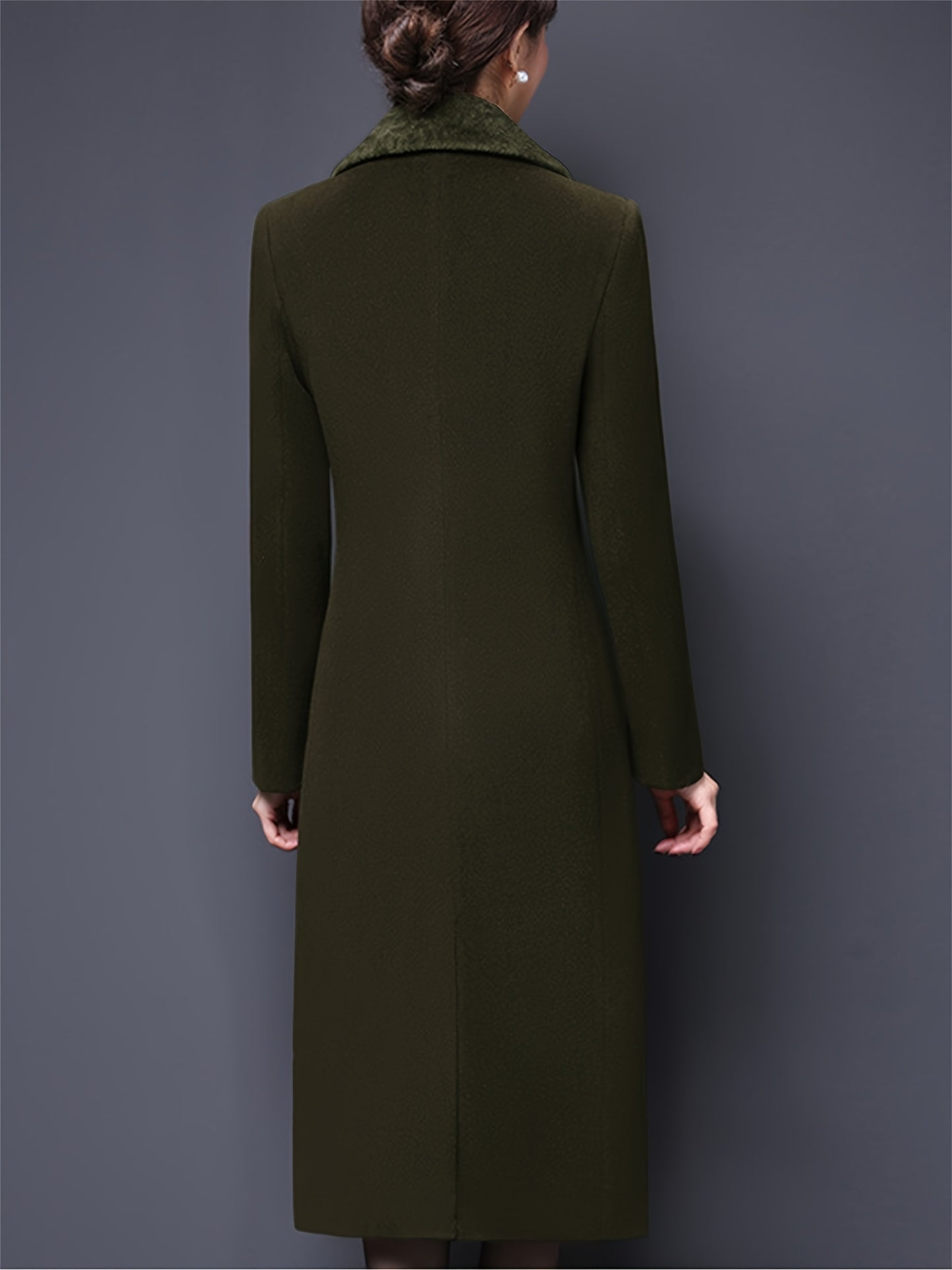 Double-Breasted Fur Coat