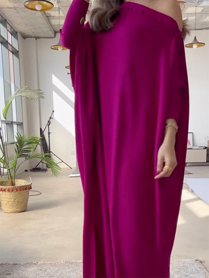 Renée Buttoned Maxi Dress