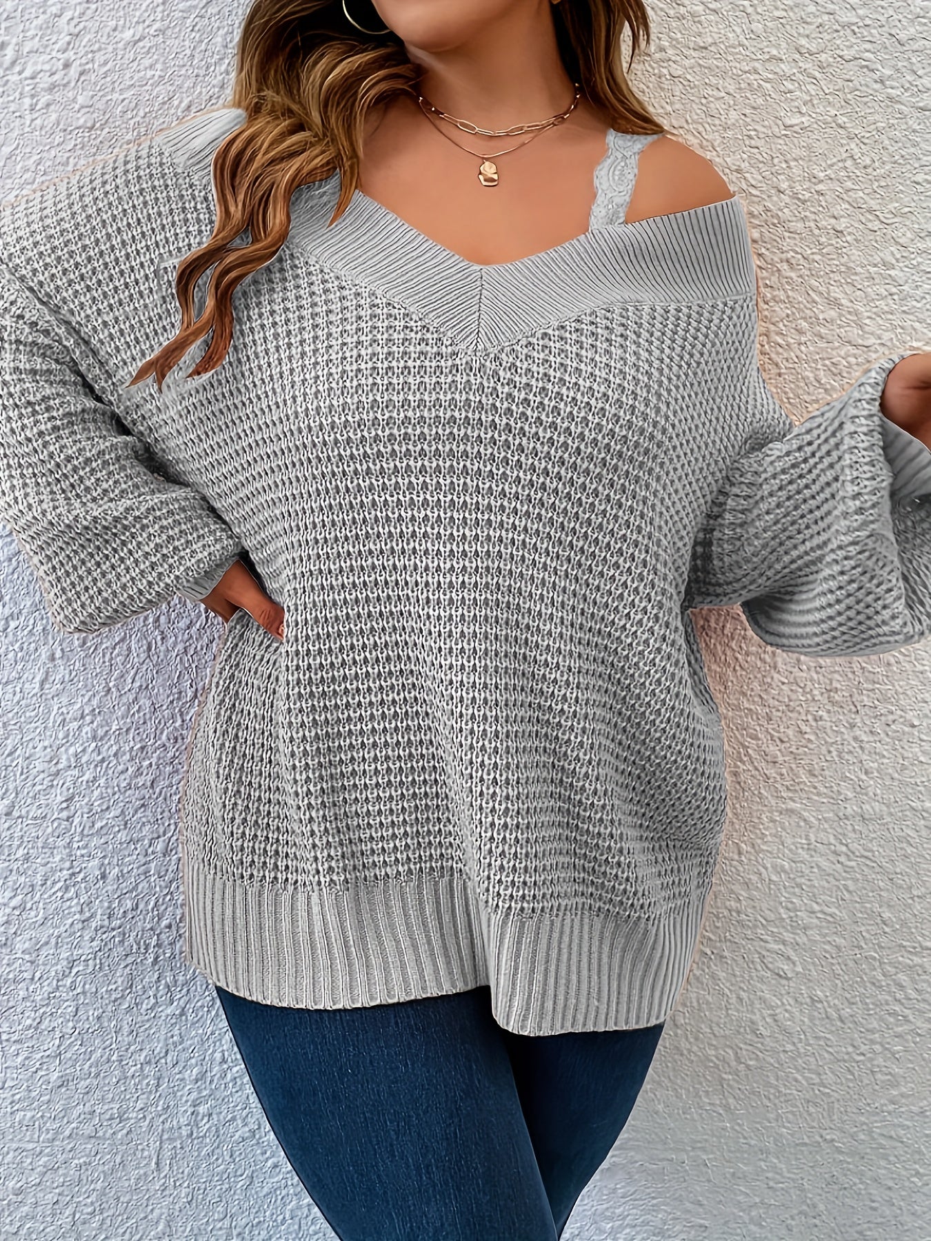 Off-Shoulder Knit