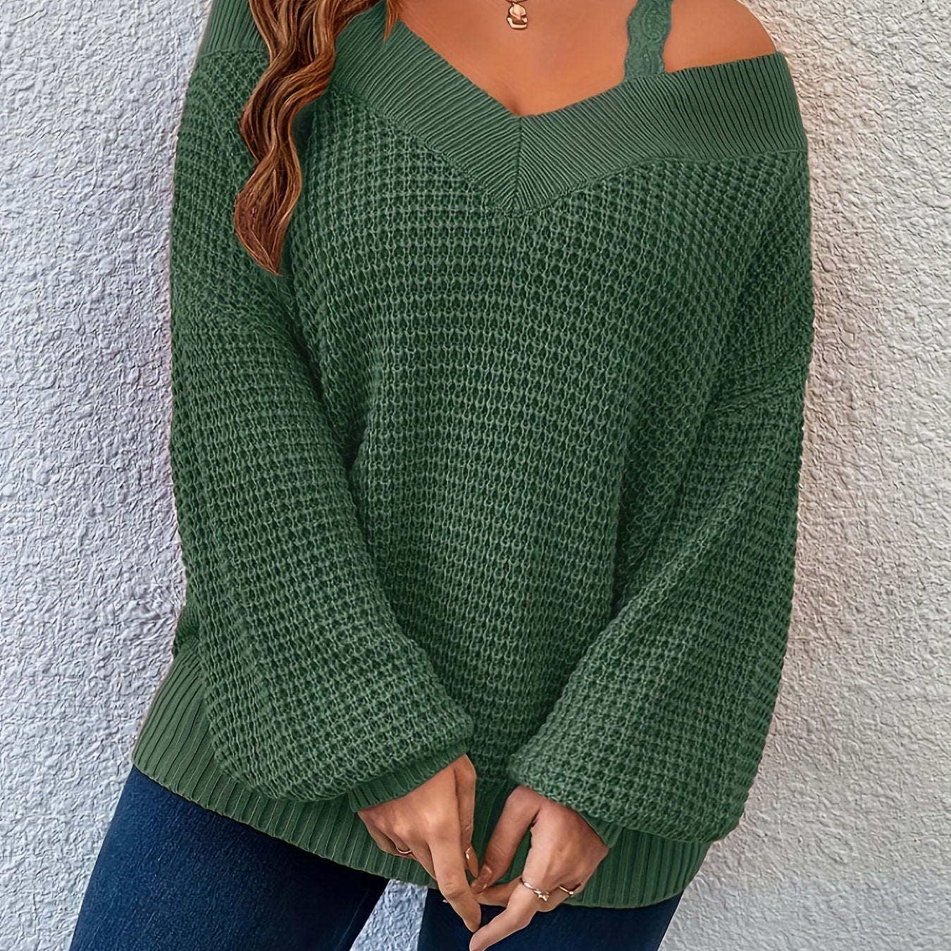 Off-Shoulder Knit