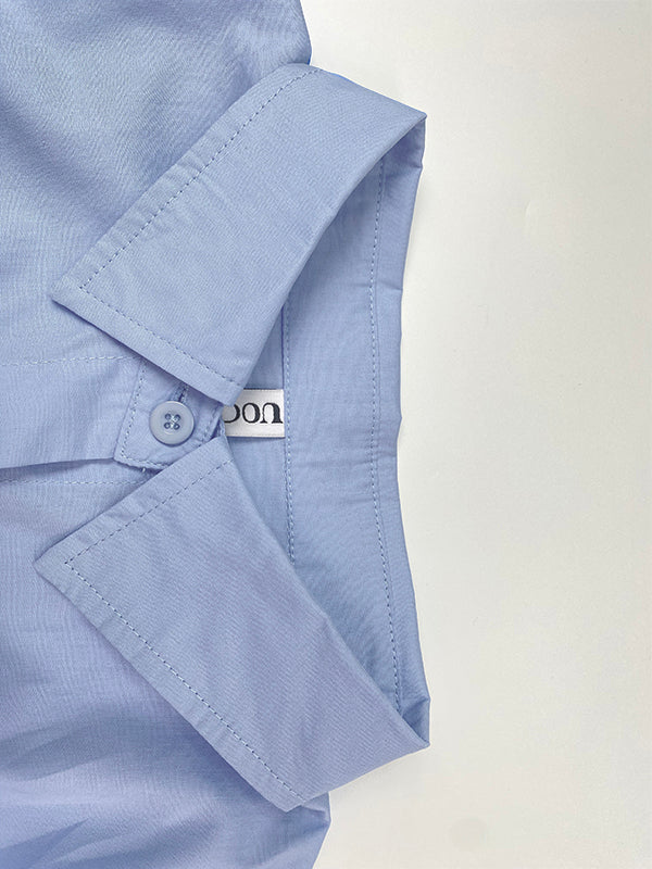 Odette Pleated Shirt Dress