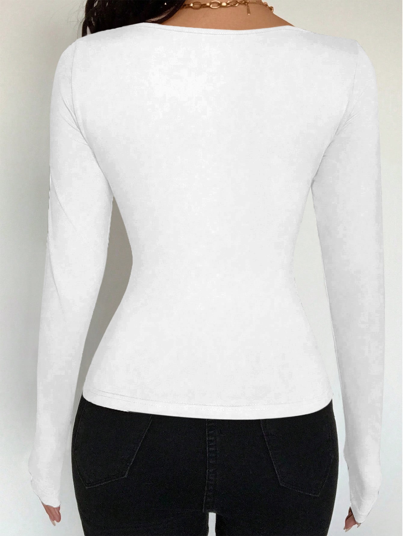 The Santa Monica Apparel™ | Classic Button-Detail Top