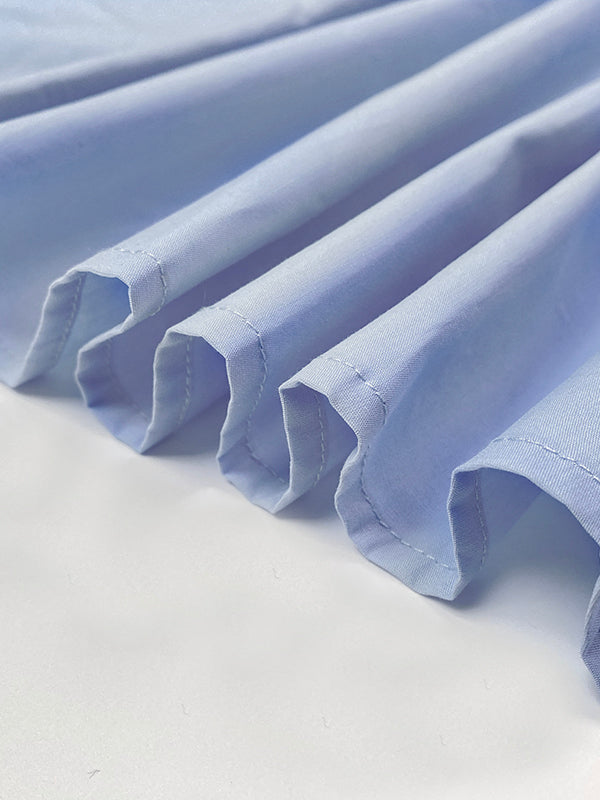 Odette Pleated Shirt Dress