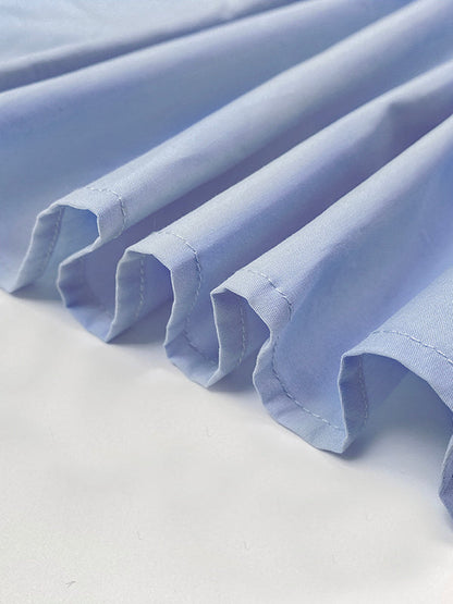 Odette Pleated Shirt Dress