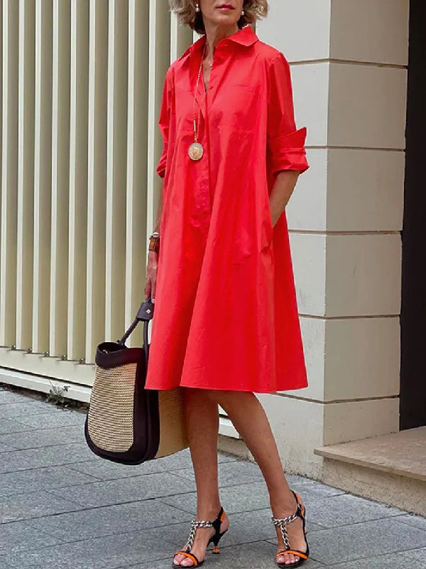 Élise Lapel Midi Dress
