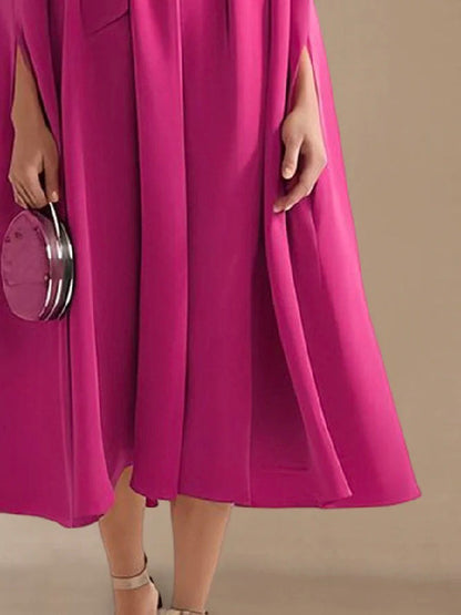 Alina High-Neck Midi Dress